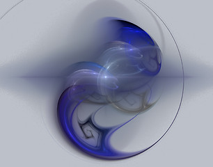 Image showing abstract blue background