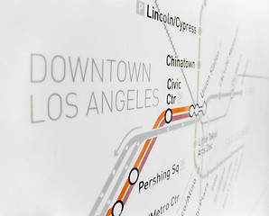 Image showing Subway map