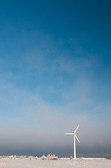 Image showing Windmill and blue sky