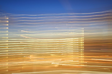 Image showing Horizontal Light Blur