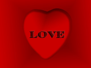 Image showing Valentine love design