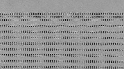 Image showing Punched card