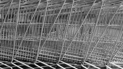 Image showing Shopping carts