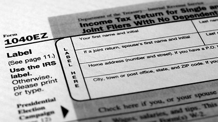 Image showing Tax forms