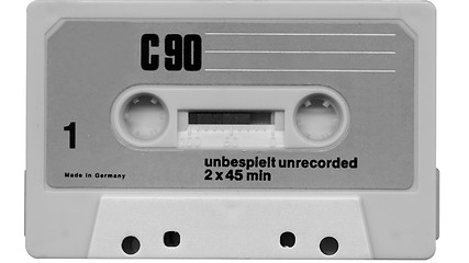 Image showing Music tape cassette