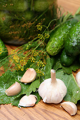 Image showing Pickle ingredients