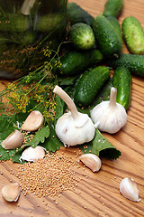 Image showing Pickle ingredients