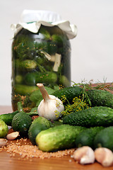 Image showing Pickle ingredients