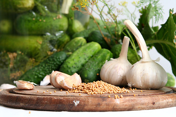 Image showing Pickle ingredients