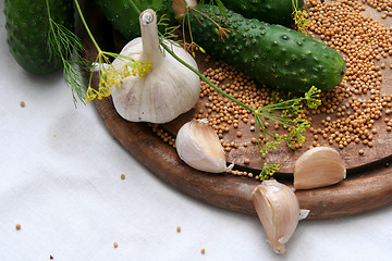 Image showing Pickle ingredients