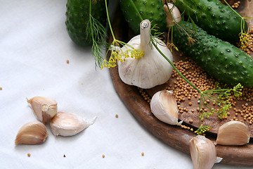 Image showing Pickle ingredients