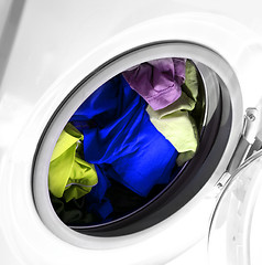 Image showing Clothes in laundry