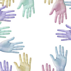 Image showing Hands on white.