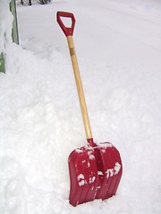 Image showing snow shovel