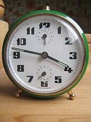 Image showing Vintage alarm clock