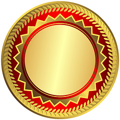 Image showing Gold big medal