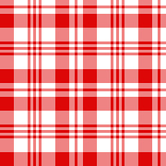 Image showing Seamless red and white pattern