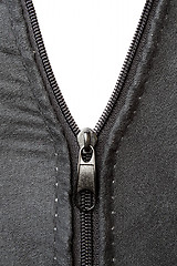 Image showing Black zipper