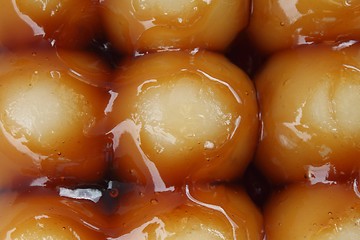 Image showing Closeup of dango