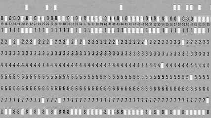 Image showing Punched card