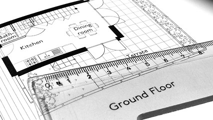 Image showing Technical drawing