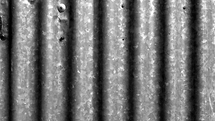Image showing Corrugated steel