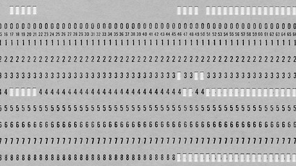 Image showing Punched card