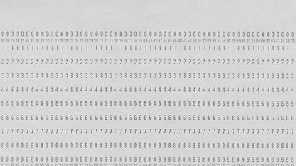 Image showing Punched card