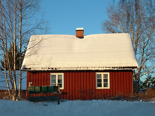 Image showing Red house