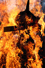 Image showing Burning effigy