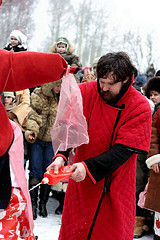 Image showing Ignition of the effigy. Pancake week