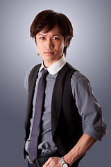 Image showing Confident Asian business man
