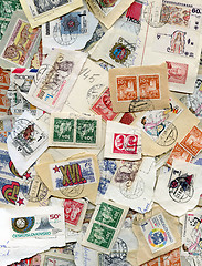 Image showing postage stamps