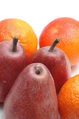 Image showing pears and oranges