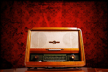 Image showing vintage radio