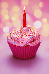 Image showing Happy Birthday Cupcake