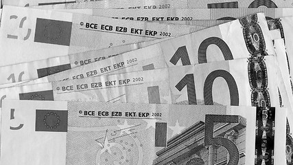 Image showing Euro notes