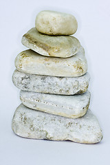 Image showing Stones isolated on white background