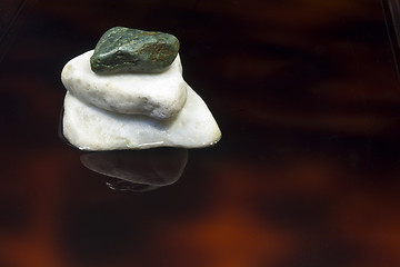 Image showing Stone and reflections