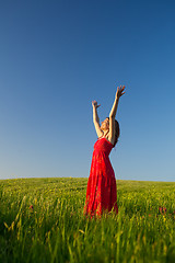 Image showing Beautiful young woman