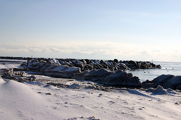 Image showing winter at sea