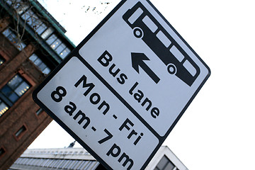 Image showing Bus lane