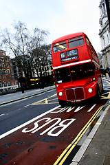 Image showing English bus