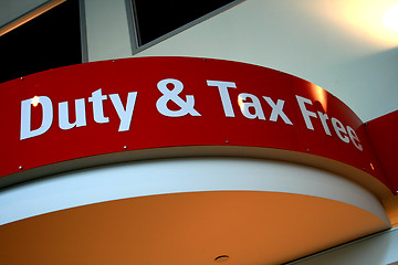 Image showing Duty free