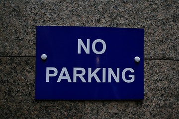 Image showing No parking