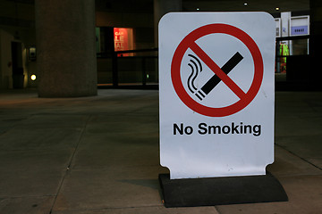 Image showing No smoking