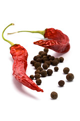 Image showing aromatic pepper and pimento