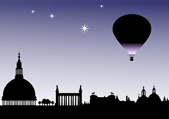 Image showing Silhouette Balloon