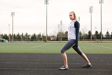 Image showing Woman exercise