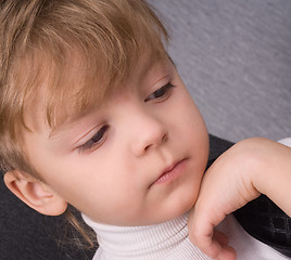 Image showing Boy reading